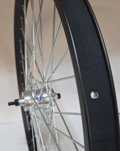 Load image into Gallery viewer, 26" Double wall black wheel set